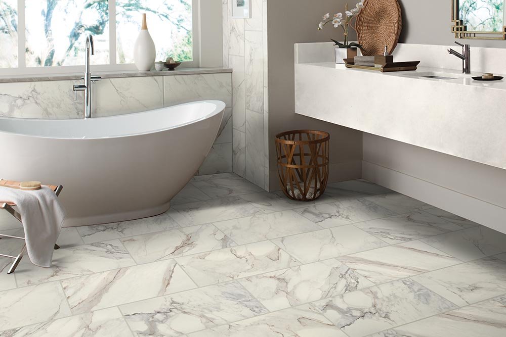 Bathroom Porcelain Marble Tile - Lexington Paint & Flooring in Lexington, SC